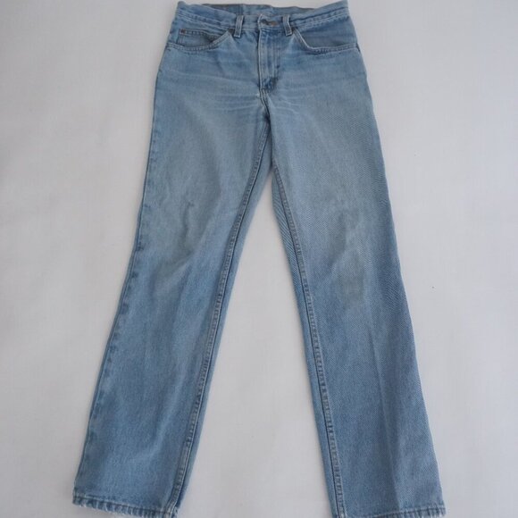 Vintage '90S Great Western Garment Light Wash Relaxed Western Denim Jeans 32X32 - Picture 2 of 16